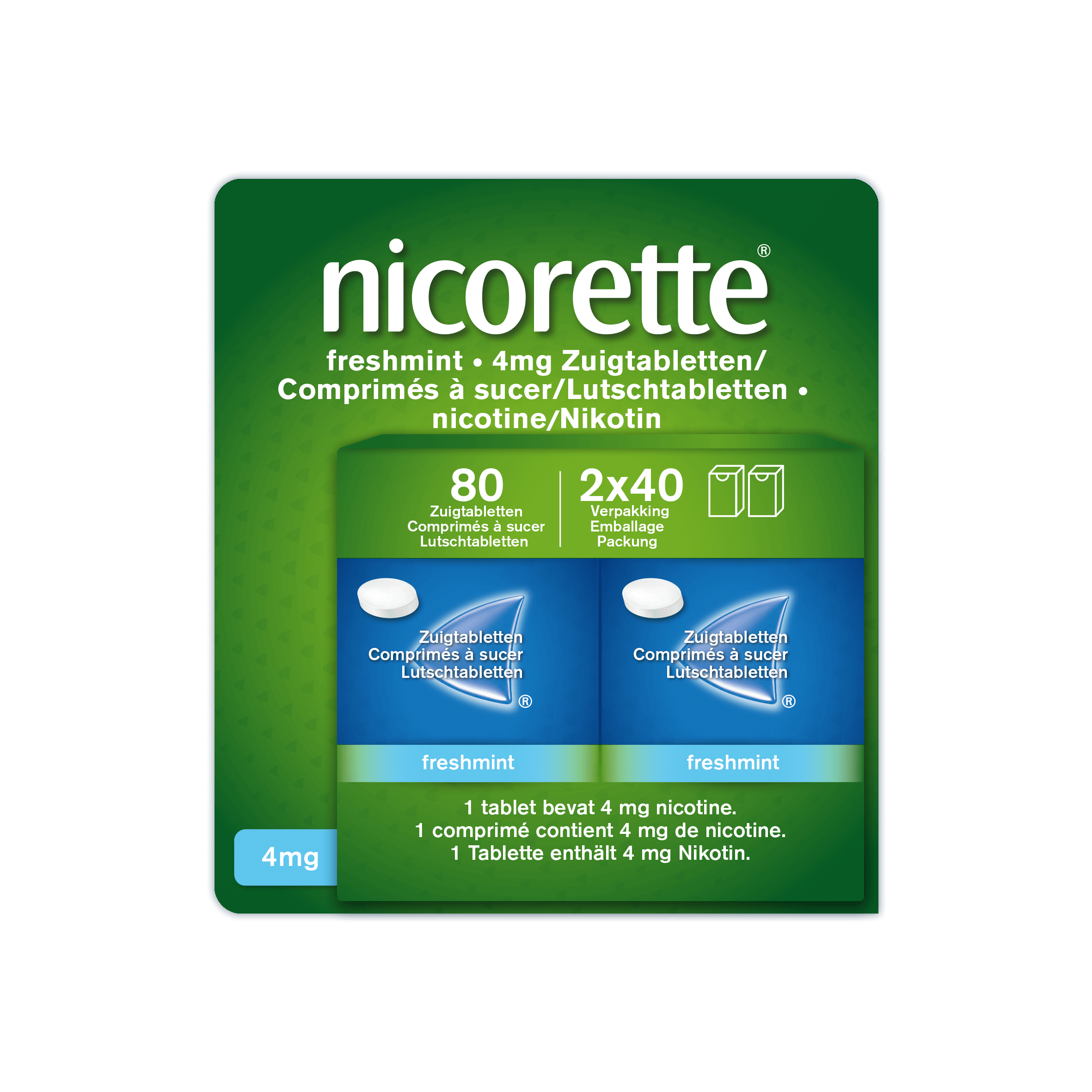 nicorette® freshmint Spray en emballage duo